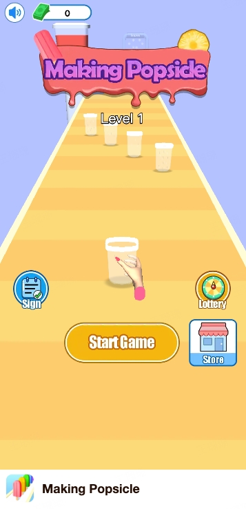 Making Popsicle start screen used for beginner onboarding path