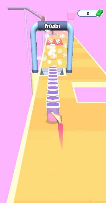 Frozen gate phase in Making Popsicle run